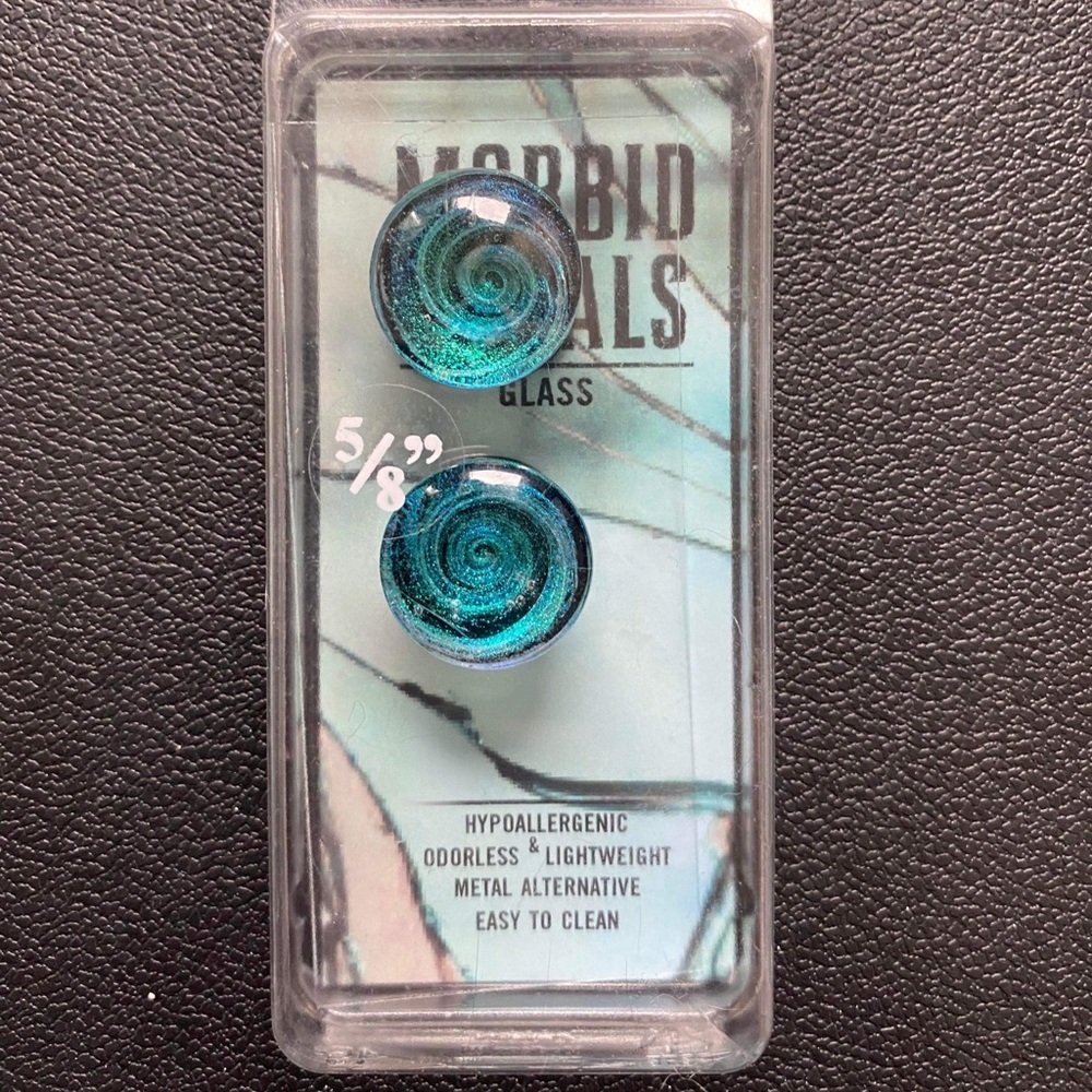 5/8” 16mm glass plugs gauges cleaned